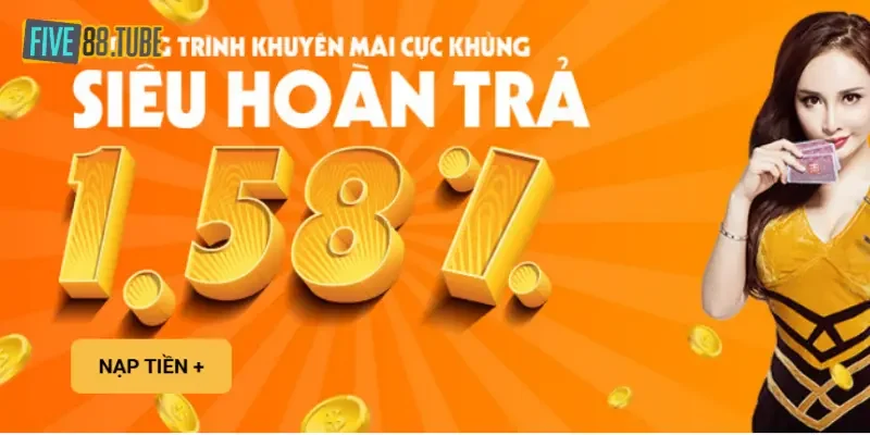 Khuyến Mãi Five88 1 Cập nhật chương trình khuyến mãi tại Five88